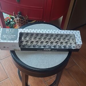 🎀A+J Acrylic Bow Floating Wall Shelves